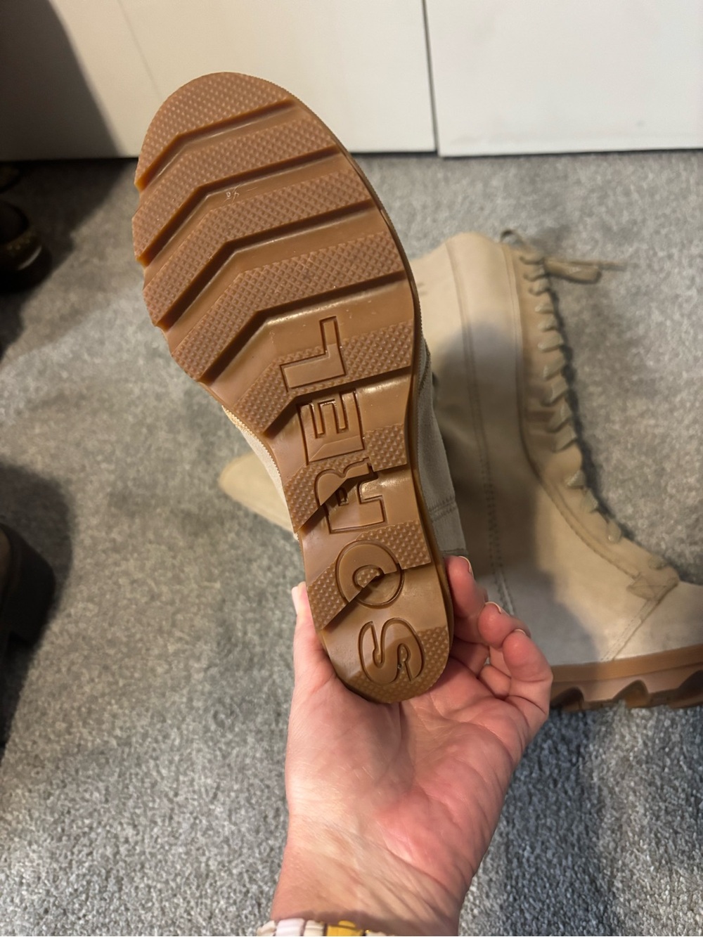 Sorel Women's Taupe Lace-Up Mid-Calf Boots - Picture 6 of 6